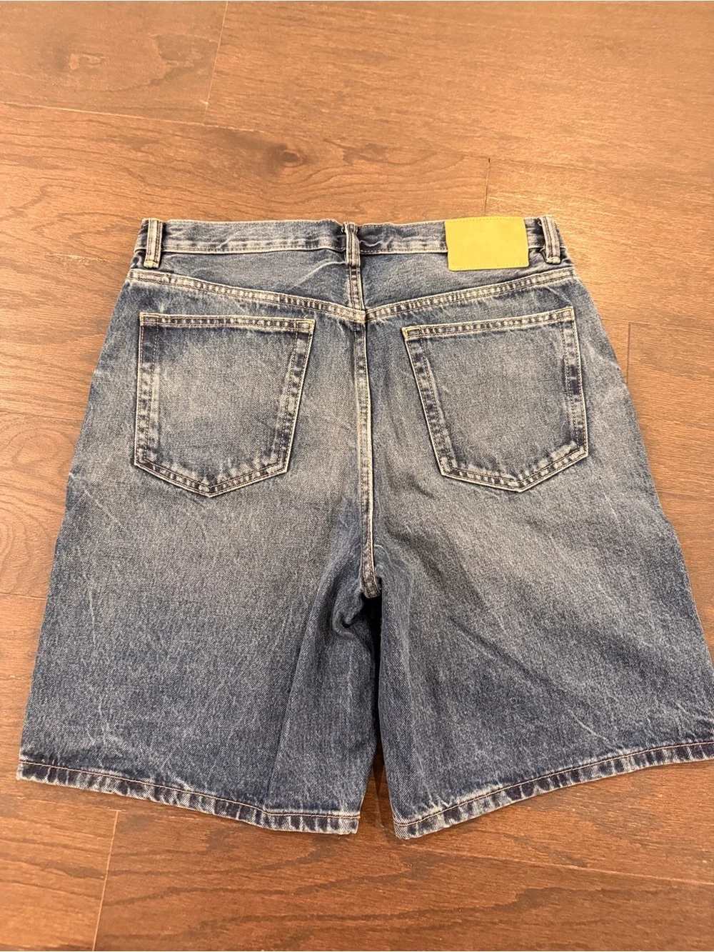 Zara Men's Light Blue Denim Jean Shorts